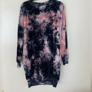 Electric & rose sweater dress